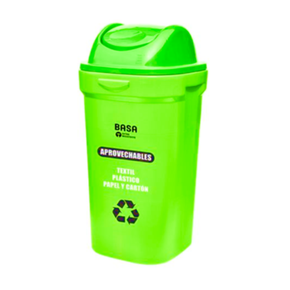 PAPELERA BODEGUITA VAIVEN 50 Lts   ECOBASA