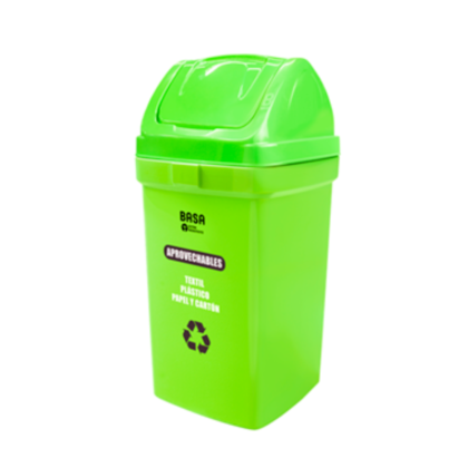 PAPELERA BODEGUITA VAIVEN 75 L ECOBASA