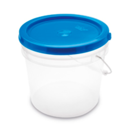 BALDE COMERCIAL 1 GAL C/ TAPA Y ASA DE METAL