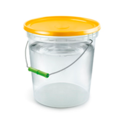 BALDE 10 LT COMERCIAL  C/TAPA DE COLOR