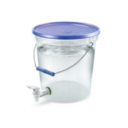 BALDE 10 LT COMERCIAL C/CAÑO C/TAPA DE COLOR