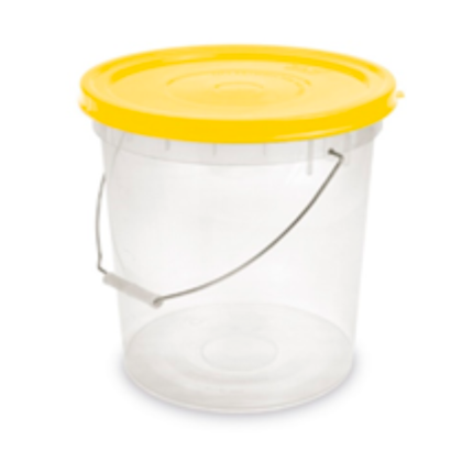 BALDE COMERCIAL 16 L C/ TAPA Y ASA DE METAL