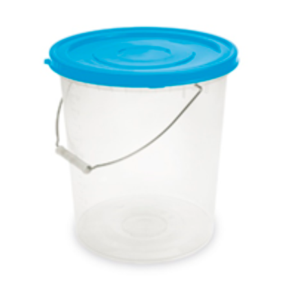 BALDE COMERCIAL 2 GAL C/ TAPA COMERCIAL Y ASA DE METAL