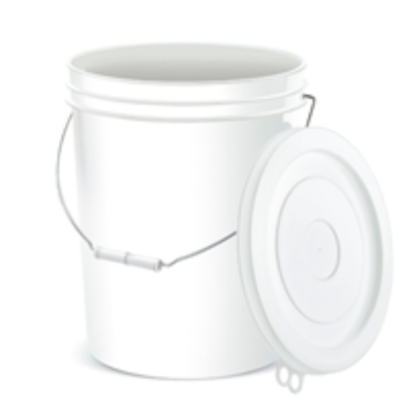 BALDE 20 LT COMERCIAL BLANCO C/TAPA