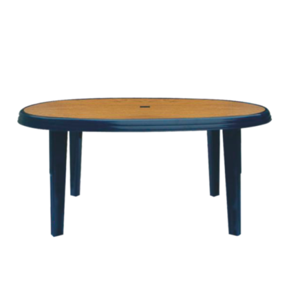 MESA CORAL OVALADA  165 X 110 - COLOR C/ DISEÑO